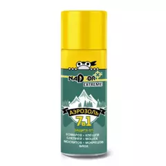 NADZOR аэрозоль EXTREME 7в1 от комаров, клещей, мошки, мокрецов, слепней, москитов, блох 100 мл