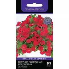 Петуния гибридная Пендолино Скарлет 5 шт ПОИСК