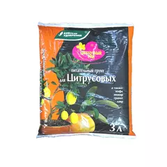Грунт для Цитрусовых Цветочный рай 3 л