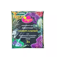 Грунт Цветочный Универсальный Цветочный рай 3 л