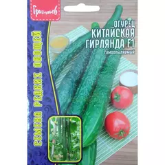 Огурец Китайская Гирлянда самоопыляемый 6 шт РЕДКИЕ СЕМЕНА