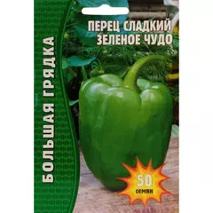 Перец сладкий Зеленое Чудо 50 шт РЕДКИЕ СЕМЕНА