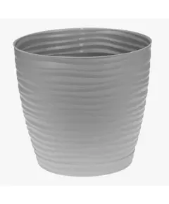 Кашпо ДЮНА Серый D180 мм 3 л с поддоном