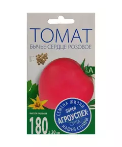 Томат Бычье сердце розовое 0,1 г АГРОУСПЕХ